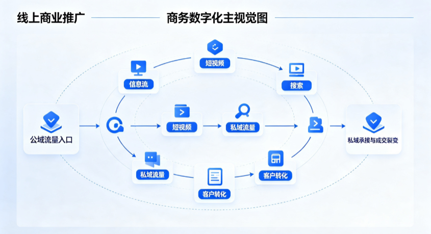 固始县线上商业推广怎么做？全域流量闭环搭建与低成本转化实战指南